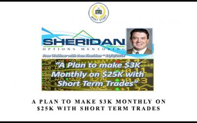 A Plan to make $3k Monthly on $25k with Short Term Trades