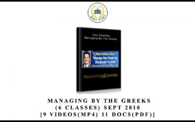 Managing By The Greeks (6 Classes) Sept 2010