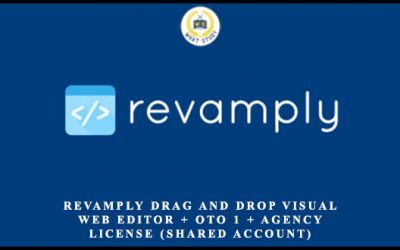 Revamply Drag And Drop Visual Web Editor + OTO 1 + Agency License (Shared Account)